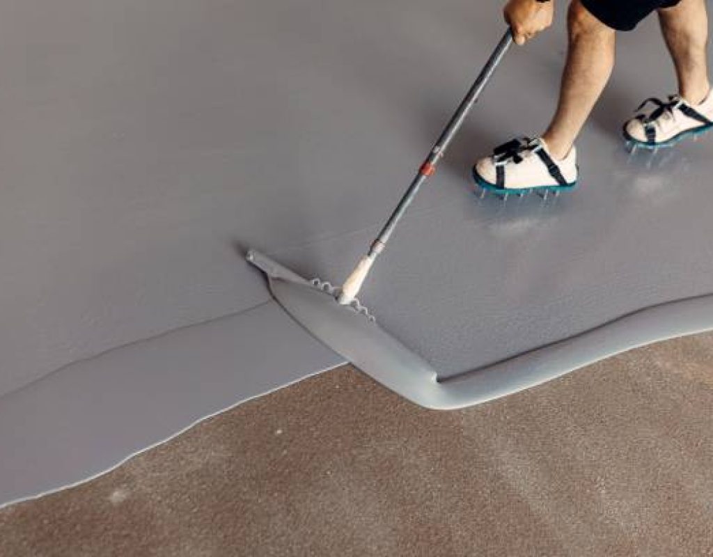 Epoxy garage floor installation in Sanford, FL